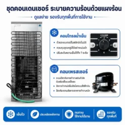คอนเดนเซอร์ระบายความร้อนด้วยแผ่นร้อน ตู้กดน้ำเย็นสแตนเลส MAXCOOL