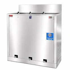 ตู้กดน้ำเย็นสแตนเลส MAXCOOL ระบบปิด เท้าเหยียบ ก๊อกน้ำพุ 3 ก๊อก รุ่น MC-RF03
