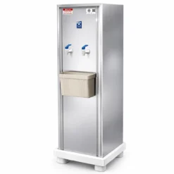 ตู้กดน้ำเย็นสแตนเลส MAXCOOL แบบต่อท่อ 2 ก๊อก รุ่น MC-OTH-STD