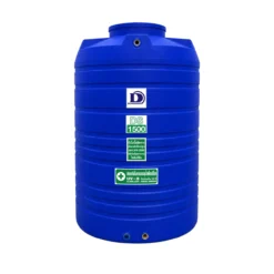 ถังเก็บน้ำ Duangsiri 1500 ลิตร รุ่น DS1500BL ถังน้ำ PE Food Grade กัน UV สีน้ำเงิน