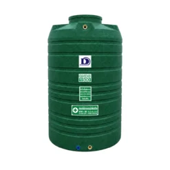 ถังเก็บน้ำ Duangsiri 1500 ลิตร รุ่น GNDS1500GR สีแกรนิตเขียว ทึบแสง กันตะไคร่