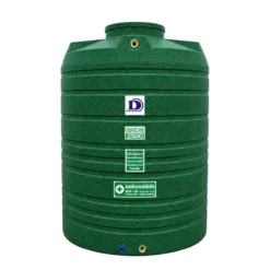 ถังเก็บน้ำ Duangsiri 2500 ลิตร รุ่น GNDS2500GR ทึบแสง กันตะไคร่ สีเทาแกรนิต