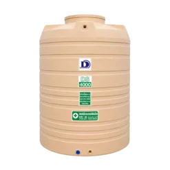 ถังเก็บน้ำ Duangsiri 4000 ลิตร รุ่น DS4000CM ถังน้ำ PE Food Grade กัน UV สีครีม
