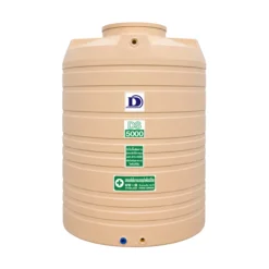 ถังเก็บน้ำ Duangsiri 5000 ลิตร รุ่น DS5000CM สีครีม Food Grade กัน UV