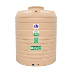 ถังเก็บน้ำ Duangsiri รุ่น DS10000CM ถังน้ำ PE Food Grade กัน UV8 สีครีม