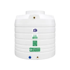 ถังเก็บน้ำ Duangsiri รุ่น DS1000shortWH สีขาว ถังน้ำ PE Food Grade กัน UV