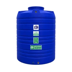 ถังเก็บน้ำ Duangsiri รุ่น DS6000BL ถังน้ำ PE Food Grade กัน UV8 สีน้ำเงิน