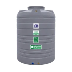 ถังเก็บน้ำ Duangsiri รุ่น DS6000GY ถังน้ำ PE Food Grade กัน UV8 สีเทา