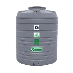 ถังเก็บน้ำ Duangsiri รุ่น DS8000GY ถังน้ำ PE Food Grade กัน UV สีเทา