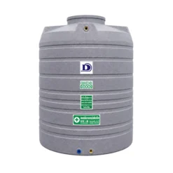 ถังเก็บน้ำ Duangsiri รุ่น GNDS6000GY สีเทาแกรนิต ตัวถังทึบแสง กันตะไคร่