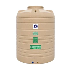 ถังเก็บน้ำ Duangsiri รุ่น GNDS6000SA สีทรายแกรนิต ตัวถังทึบแสง กันตะไคร่