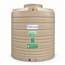 ถังเก็บน้ำ Maktang 10000 ลิตร รุ่น GNMT10000SA สีทราย ลายแกรนิต ทึบแสง กันตะไคร่