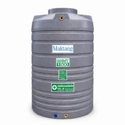 ถังเก็บน้ำ Maktang 1500 ลิตร รุ่น GNMT1500GY สีเทา ลายแกรนิต ทึบแสง กันตะไคร่