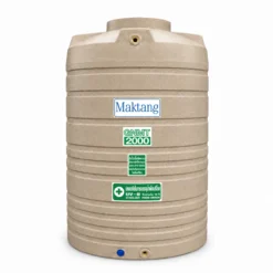 ถังเก็บน้ำ Maktang 2000 ลิตร รุ่น GNMT2000SA สีทราย ลายแกรนิต ทึบแสง กันตะไคร่