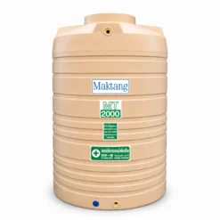 ถังเก็บน้ำ Maktang 2000 ลิตร สีครีมรุ่น MT2000CM ถังน้ำ PE Food Grade กัน UV