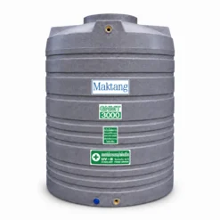 ถังเก็บน้ำ Maktang 3000 ลิตร รุ่น GNMT3000GY สีเทา ลายแกรนิต ทึบแสง กันตะไคร่