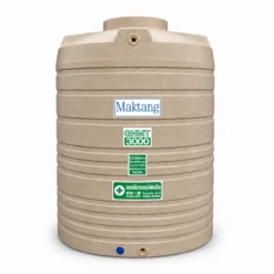 ถังเก็บน้ำ Maktang 3000 ลิตร รุ่น GNMT3000SA สีทราย ลายแกรนิต ทึบแสง กันตะไคร่