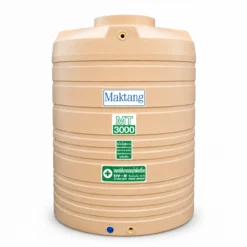 ถังเก็บน้ำ Maktang 3000 ลิตร สีครีมรุ่น MT3000CM ถังน้ำ PE Food Grade กัน UV