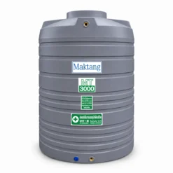 ถังเก็บน้ำ Maktang 3000 ลิตร สีเทารุ่น MT3000GY ถังน้ำ PE Food Grade กัน UV