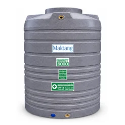 ถังเก็บน้ำ Maktang 6000 ลิตร รุ่น GNMT6000GY สีเทา ลายแกรนิต ทึบแสง กันตะไคร่