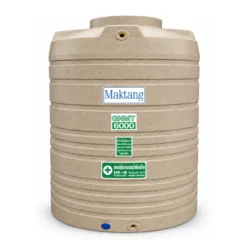 ถังเก็บน้ำ Maktang 6000 ลิตร รุ่น GNMT6000SA สีทราย ลายแกรนิต ทึบแสง กันตะไคร่