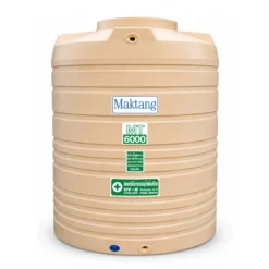 ถังเก็บน้ำ Maktang 6000 ลิตร สีครีมรุ่น MT6000CM ถังน้ำ PE Food Grade กัน UV