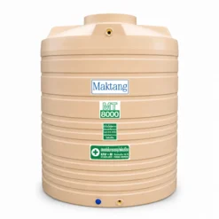 ถังเก็บน้ำ Maktang 8000 ลิตร สีครีมรุ่น MT8000CM ถังน้ำ PE Food Grade กัน UV