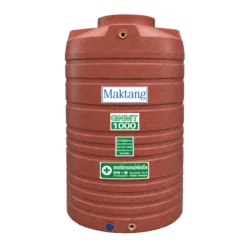 ถังเก็บน้ำ Maktang รุ่น GNMT1000RE สีแดง ลายแกรนิต ทึบแสง กันตะไคร่