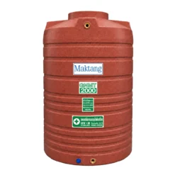 ถังเก็บน้ำ Maktang รุ่น GNMT2000RE สีแดง ลายแกรนิต ทึบแสง กันตะไคร่