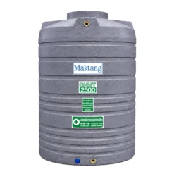 ถังเก็บน้ำ Maktang รุ่น GNMT2500GY สีเทา ลายแกรนิต ทึบแสง กันตะไคร่