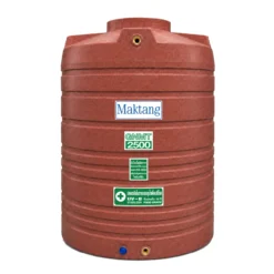 ถังเก็บน้ำ Maktang รุ่น GNMT2500RE สีแดง ลายแกรนิต ทึบแสง กันตะไคร่