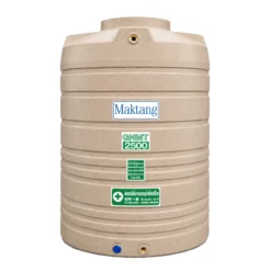 ถังเก็บน้ำ Maktang 2500 ลิตร รุ่น GNMT2500 สีทรายลายแกรนิต ทึบแสง กันตะไคร่