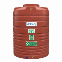 ถังเก็บน้ำ Maktang รุ่น GNMT3000RE สีแดง ลายแกรนิต ทึบแสง กันตะไคร่