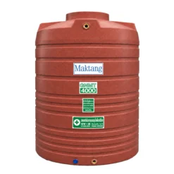 ถังเก็บน้ำ Maktang รุ่น GNMT4000RE สีแดง ลายแกรนิต ทึบแสง กันตะไคร่