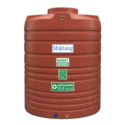 ถังเก็บน้ำ Maktang รุ่น GNMT6000RE สีแดง ลายแกรนิต ทึบแสง กันตะไคร่