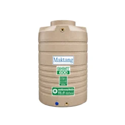 ถังเก็บน้ำ Maktang รุ่น GNMT600SA สีทราย ลายแกรนิต ทึบแสง กันตะไคร่