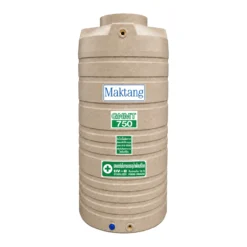 ถังเก็บน้ำ Maktang รุ่น GNMT750SA สีทราย ลายแกรนิต ทึบแสง กันตะไคร่