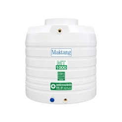 ถังเก็บน้ำ Maktang สีขาว รุ่น MT1000shortWH ถังน้ำ PE Food Grade กัน UV