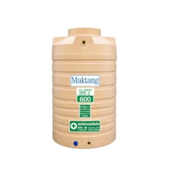 ถังเก็บน้ำ Maktang สีครีม รุ่น MT600CM ถังน้ำ PE Food Grade กัน UV