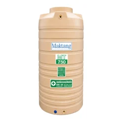 ถังเก็บน้ำ Maktang สีครีม รุ่น MT750CM ถังน้ำ PE Food Grade กัน UV