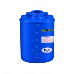 ถังเก็บน้ำ P&S 100 ลิตร รุ่น PS100 สีน้ำเงิน