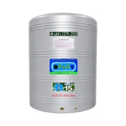 ถังเก็บน้ำ P&S 5000 ลิตร รุ่น PS5000 ถังน้ำ PE Food Grade สีเทา
