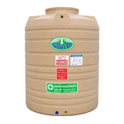 ถังเก็บน้ำ-WORLD-GN-10000WD-สีทรายลายแกรนิต-ตัวถังทึบแสงป้องกันตะไคร่