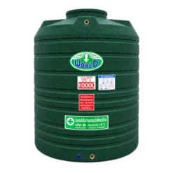 ถังเก็บน้ำ-WORLD-GN-10000WD-สีเขียวลายแกรนิต-ตัวถังทึบแสงป้องกันตะไคร่