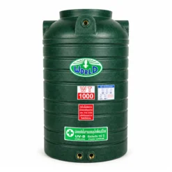 ถังเก็บน้ำ-WORLD-GN-1000WD-สีเขียวลายแกรนิต-ตัวถังทึบแสงป้องกันตะไคร่