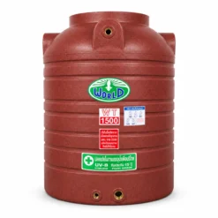 ถังเก็บน้ำ-WORLD-GN-1500WD-สีแดงลายแกรนิต-ตัวถังทึบแสงป้องกันตะไคร่