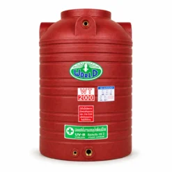 ถังเก็บน้ำ-WORLD-GN-2000WD-สีแดงลายแกรนิต-ตัวถังทึบแสงป้องกันตะไคร่