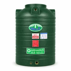 ถังเก็บน้ำ-WORLD-GN-2500WD-สีเขียวลายแกรนิต-ตัวถังทึบแสงป้องกันตะไคร่