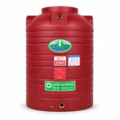 ถังเก็บน้ำ-WORLD-GN-2500WD-สีแดงลายแกรนิต-ตัวถังทึบแสงป้องกันตะไคร่