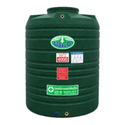 ถังเก็บน้ำ-WORLD-GN-4000WD-สีเขียวลายแกรนิต-ตัวถังทึบแสงป้องกันตะไคร่